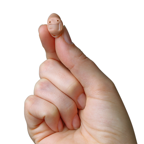 In the Canal Hearing Aid In Hand ITC